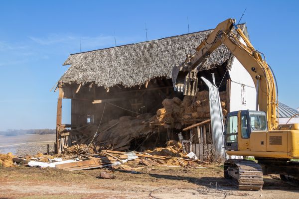 Barn Demolition in Kokomo