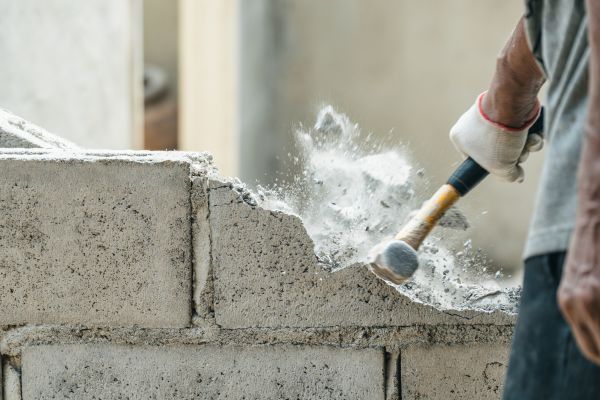 Block Wall Demolition in Kokomo